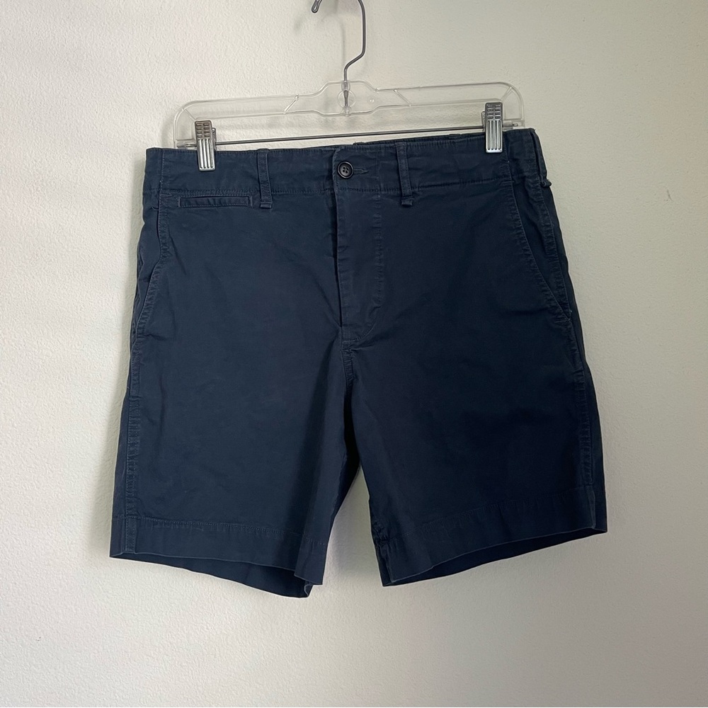 Buck Mason PARACHUTE POPLIN CARRY-ON 6.5" Chino Navy Shorts